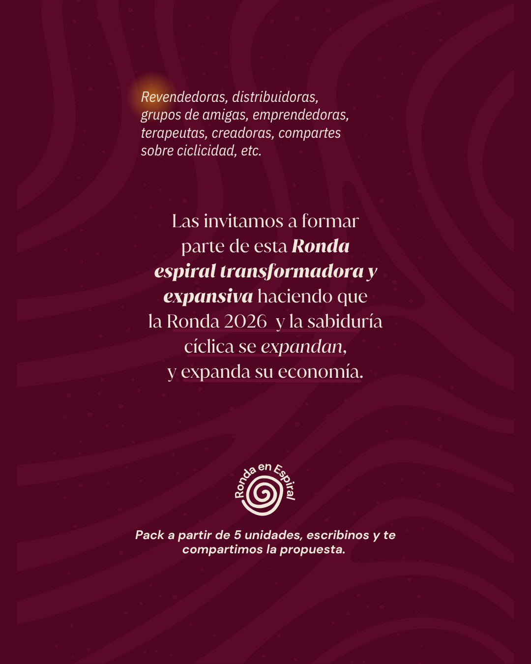 Ronda en Espiral 🌀 Aliadas distribuidoras y amigas